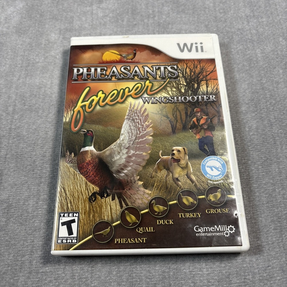 Pheasants Forever: Wingshooter (Nintendo Wii, 2010) With Manual~ Rated Teen